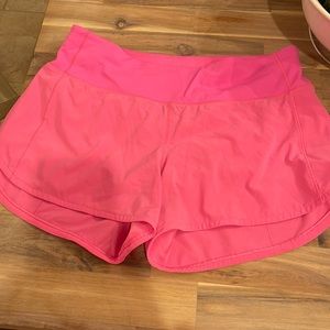 Lululemon speed up 4” shorts
